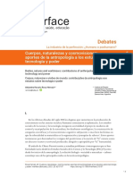 Cuerpos, Naturalezas y Cosmovisiones - Aportes de La Antropología A Los Estudios Sobre Tecnología y Poder