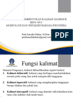 Materi 5 - Fungsi Kalimat Pembentukan Kalimat Majemuk