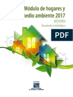 Módulo de Hogares Medio Ambiente 2017. MOHOMA. Documento Metodológico