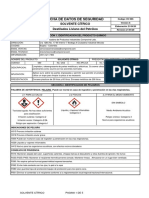 FDS Solvente Citrico