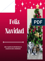 Post para Facebook de Navidad Rojo y Blanco