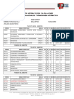 Boletín Informativo de Calificaciones Programa Nacional de Formación en Informática