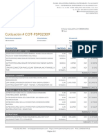 Presupuesto - COT-PSP02309