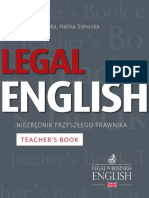 Legal English Niezbednik Przyszlego Prawnika Teacher S Book
