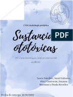 Sustancias Ototóxicas