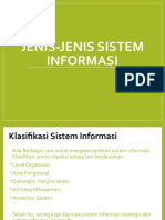 Pertemuan 5 Jenis-jenis Sistem Informasi