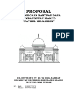 Proposal Pembangunan Masjid "Fathul Mujahidin"