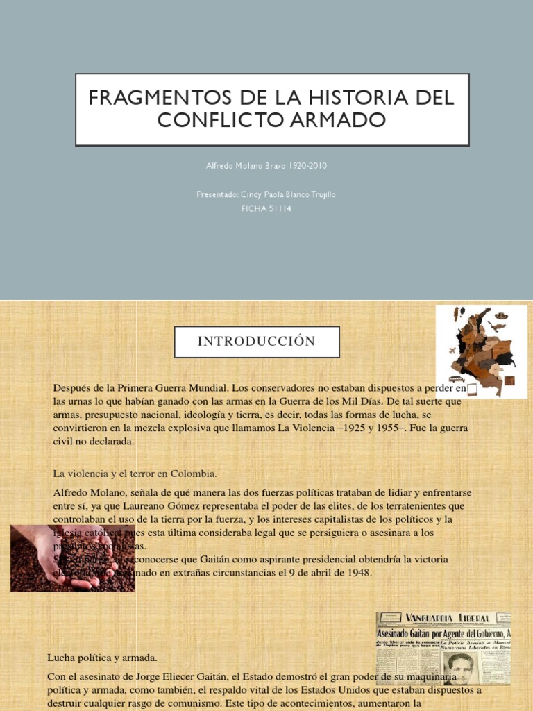 Fragmentos de La Historia Del Conflicto Armado | PDF | Colombia ...