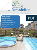 One Oasis Ortigas - 3Q Newsletter