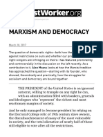 Alan Maass 2017 Marxism and Democracy