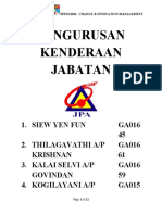 Report Innovation Pengurusan Kenderaan Jabatan