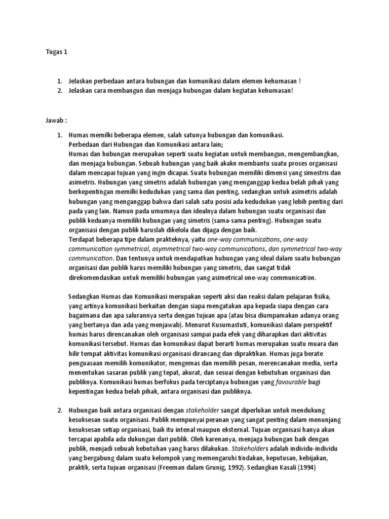 Hubungan Masyarakat PDF