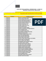 Lista de Profesionales Aptos y Observados A Nivel Nacional Remunerados y Equivalentes 2023-I