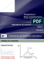 Clase 3.2 - Indicadores de Estadística Descriptiva