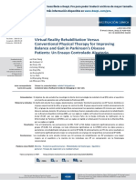 Virtual Reality Rehabilitation Versus Conventional Physical Therapy For Improving Balance and Gait in Parkinson's Disease Patients A Randomized Controlled Trial - Unlocked