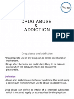 Drug Abuse & Addiction