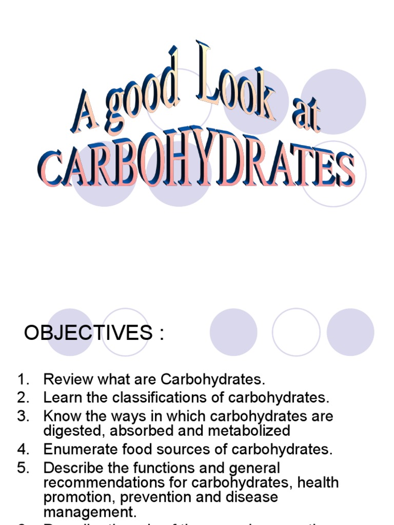 Lesson 2 Carbohydrates PDF Carbohydrates Sugar Substitute