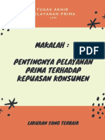 Tugas Akhir Pelayanan Prima