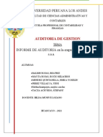 Informe de Auditoria de La Empresa Alicorp