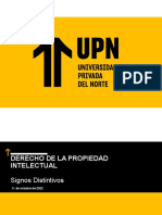 UPN - Derecho de La PI - Semana 9 - 2022-II