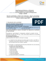 Und 3 Paso 5 Investigar Relación de Los Sistemas de Costos Con La NIC y NIIF