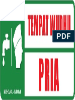 Tempat Wudlu Pria