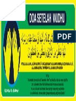 Doa Setelah Wudlu