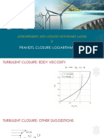 Prandtl Closure: Logarithmic Law: Atmospheric and Oceanic Boundary Layer