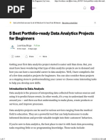 5 Best Portfolio-Ready Data Analytics Projects For Beginners by Learnbay Blogs May, 2023 Medium