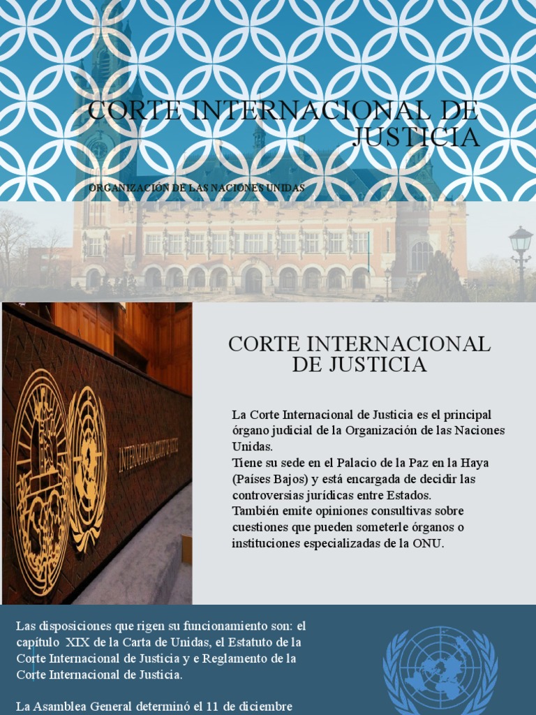 Estatuto de la Corte Internacional de Justicia | PDF | Naciones Unidas ...