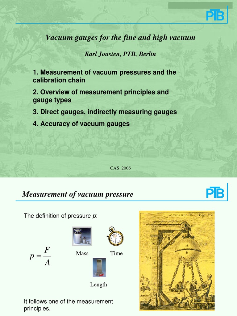 Vacuum Gauge | PDF | Pressure Measurement | Vacuum