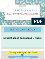 Materi Kelas X Bab 1 Konsep Dasar Geografi Pertemuan 2