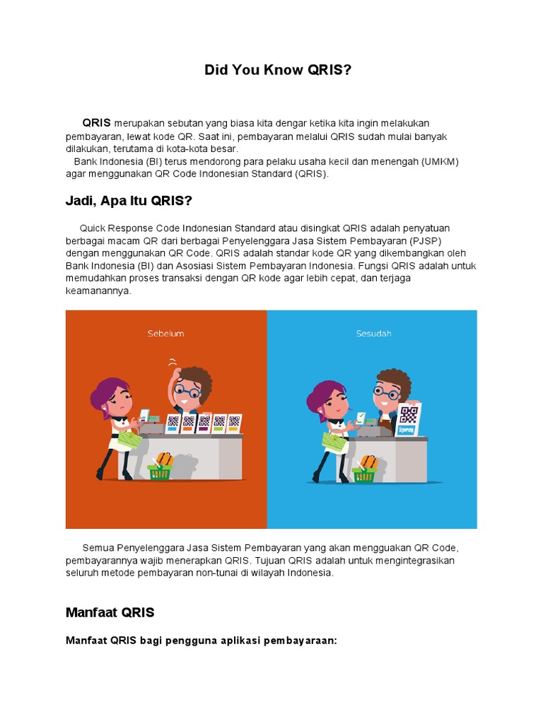 Memahami QRIS untuk Pembayaran Praktis | PDF