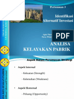 Pertemuan 3 Identifikasi Alternatif Investasi