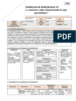 Experiencia de Aprendizaje 0