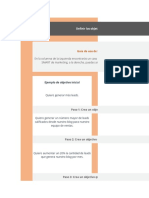 Plantilla Excel de Objetivos SMART