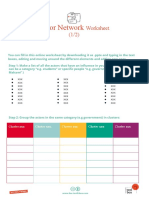 Actor network worksheet