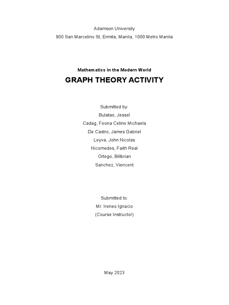 Trees In Graph Theory Exercises And Answers
