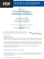ARTIGO - Textos e Diversos - O Dom da Música e o Ministério da Música