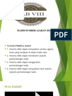 BAB VIII Hadis Sumber Ajaran Islam