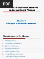 Research Methods Chapter 1 Concepts of Scientific Research