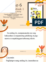 Filipino 6 Q1 Week 1-Pagsagot NG Mga Tanong Tungkol Sa NapakingganNabasang Mga Pabula, Kuwento, Tekstong Pang-Impormasyon at Usapan