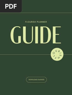 Yearly Planner (Dated & starting Sunday) 