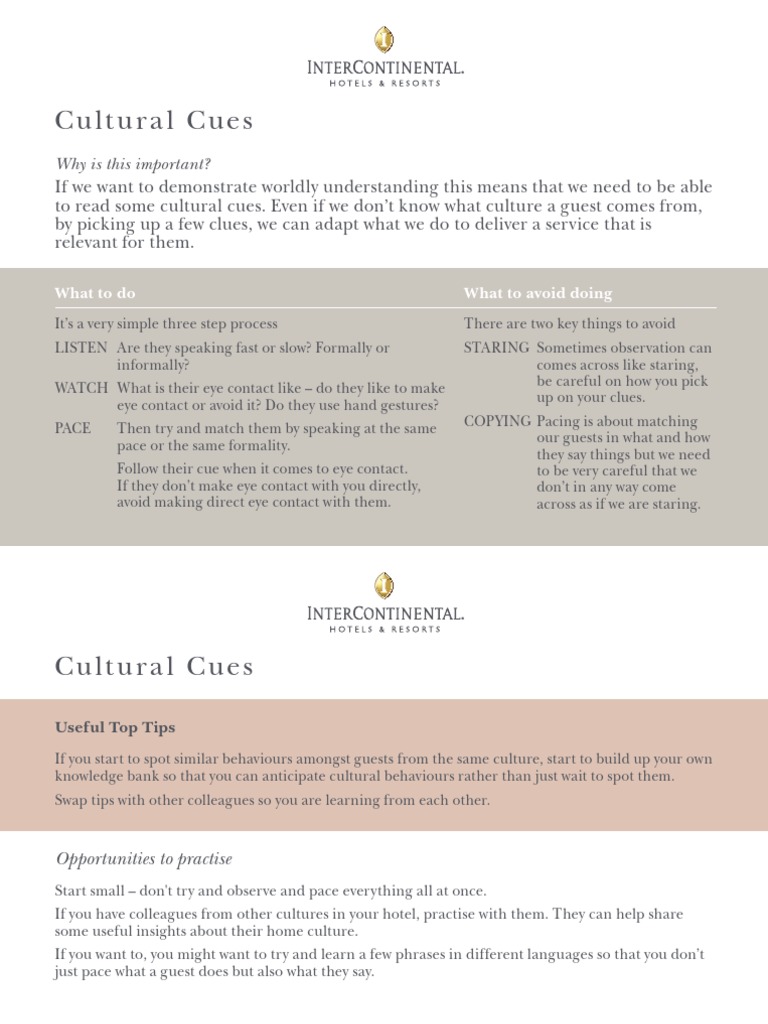 A. How To Card Cultural Cues S7 PDF