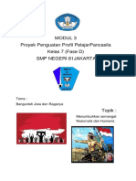 Modul P5 Ke-3 Bangunlah Jiwa Dan Raganya