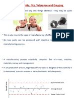 System of Limits-Fits-Tolerances and Guaging