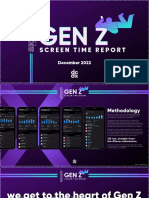 The DCDX 2nd Annual Gen Z Screen Time Report 2022 - Shared by WorldLine Technology