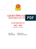 Lich Cong Giao Giao Phan Qui Nhon 2022 2023