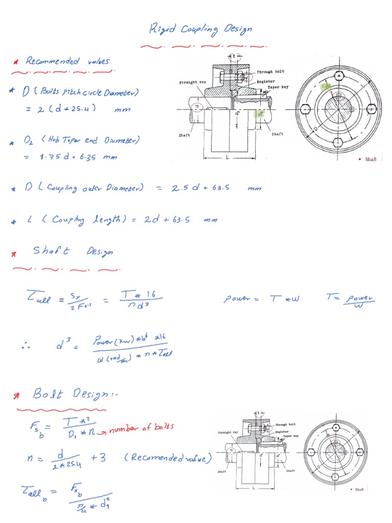 Non Standard Flange Design Calculation