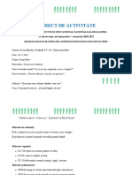 Proiect Didactic Dansul Fulgilor de Nea